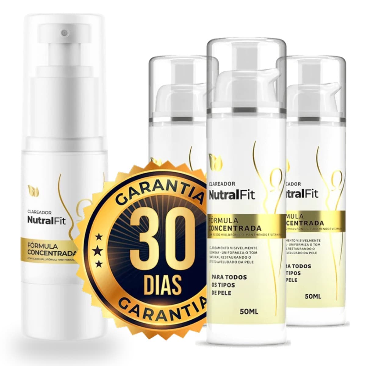 NutralFit Clareador 4 Frascos